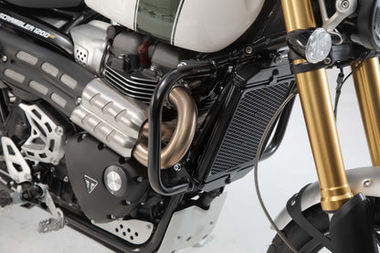SW-MOTECH Protecciones laterales de motor Negro. Triumph Scrambler 1200 XC / XE (18-20).