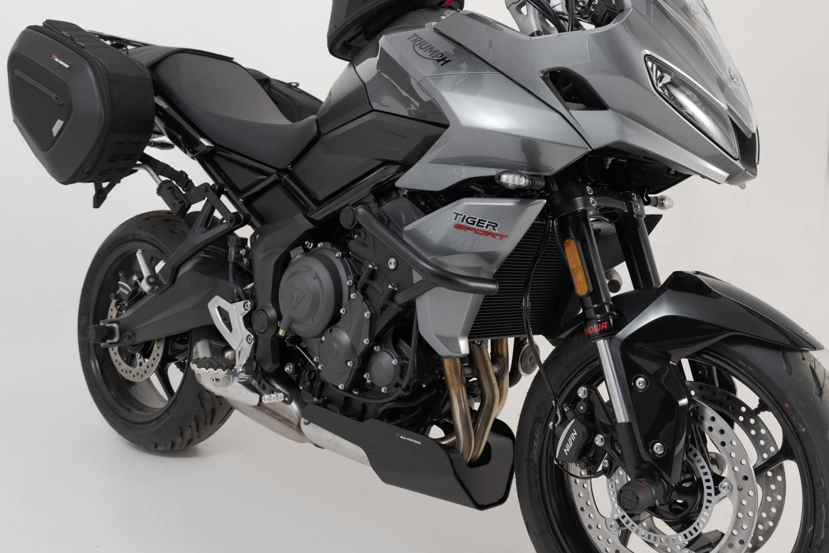 SW-MOTECH Protecciones laterales de motor Negro. Triumph Tiger 660 (21-).