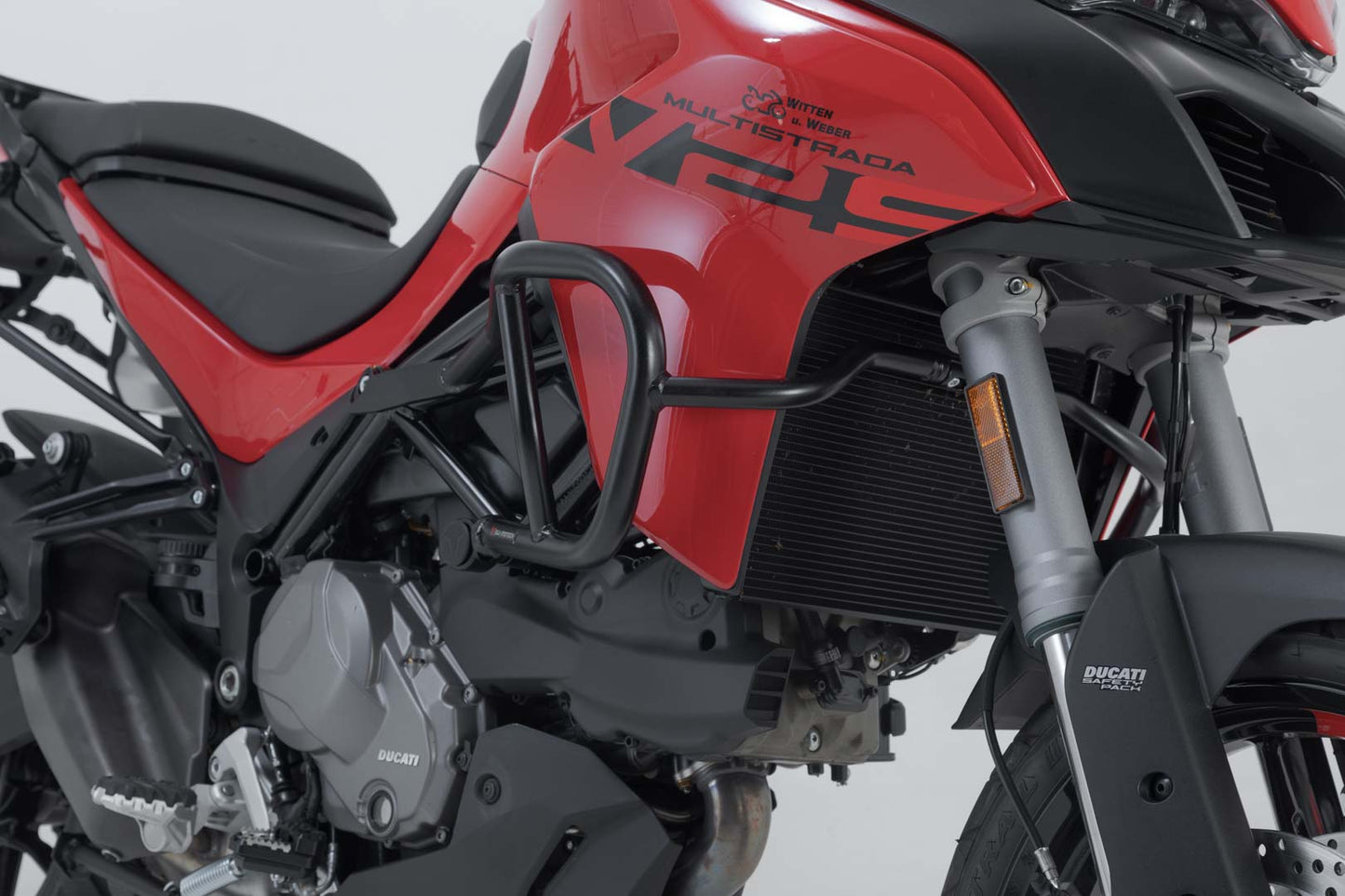 SW-MOTECH Protecciones laterales de motor Negro. Ducati Multistrada 1200/ 1260/ 950/ V2.