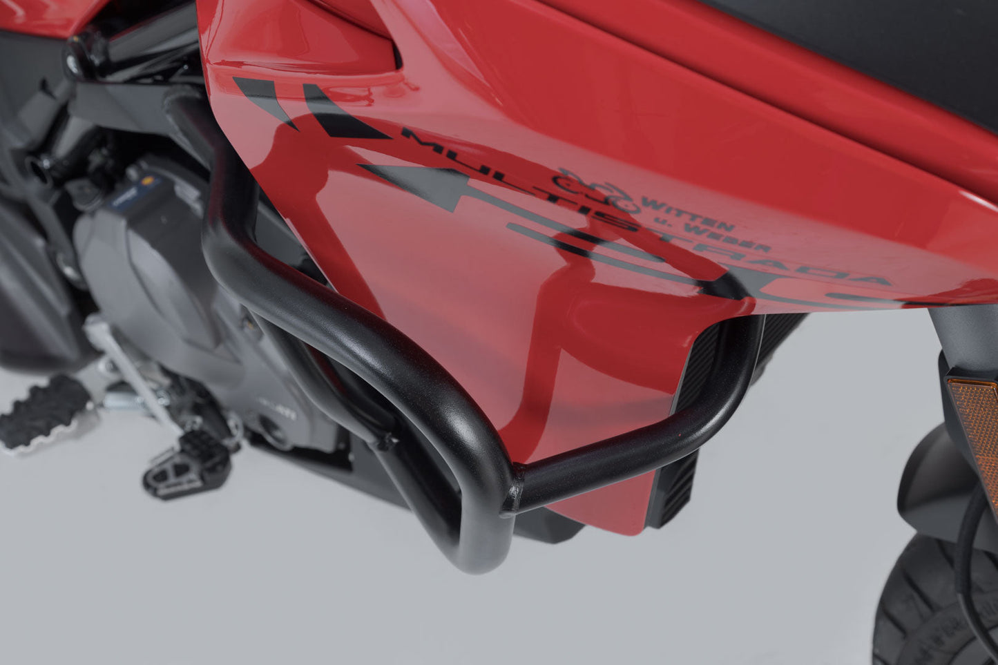 SW-MOTECH Protecciones laterales de motor Negro. Ducati Multistrada 1200/ 1260/ 950/ V2.