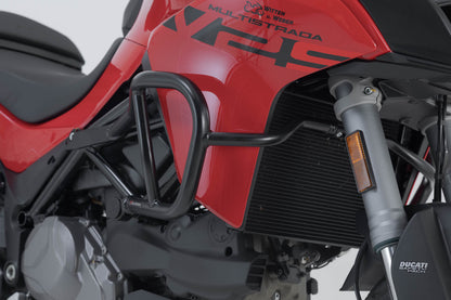 SW-MOTECH Protecciones laterales de motor Negro. Ducati Multistrada 1200/ 1260/ 950/ V2.