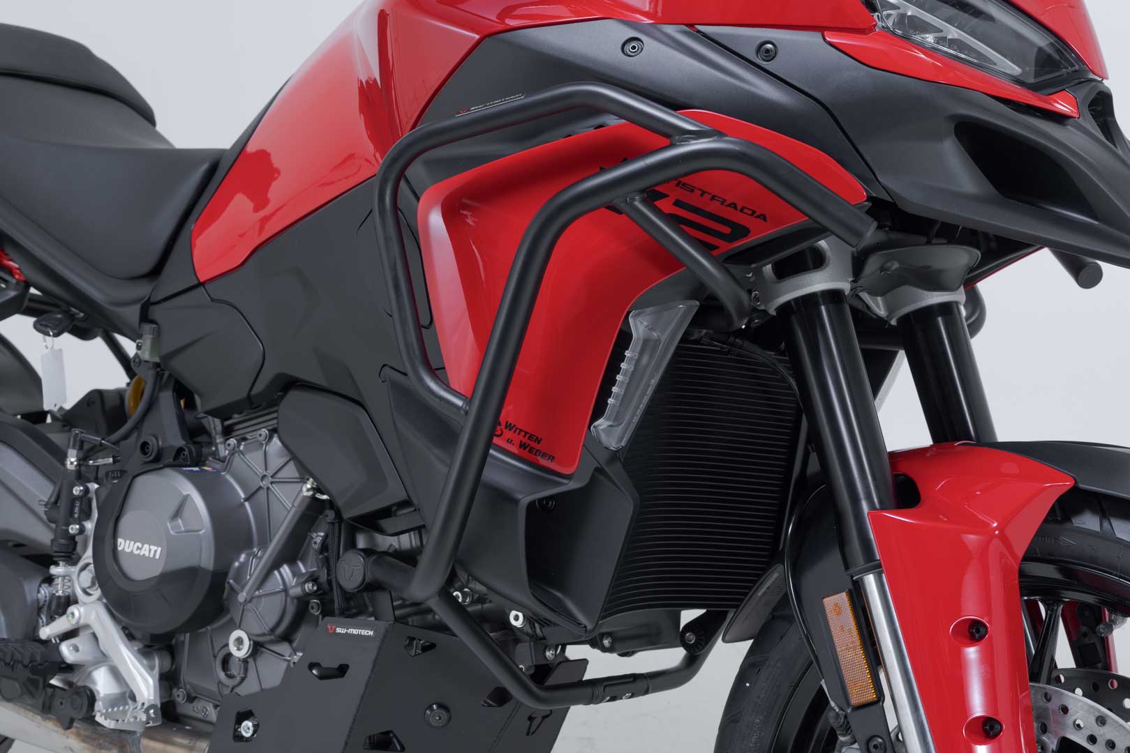 SW-MOTECH Protecciones laterales de motor Negro. Ducati Multistrada V2 / V2 S (24-).