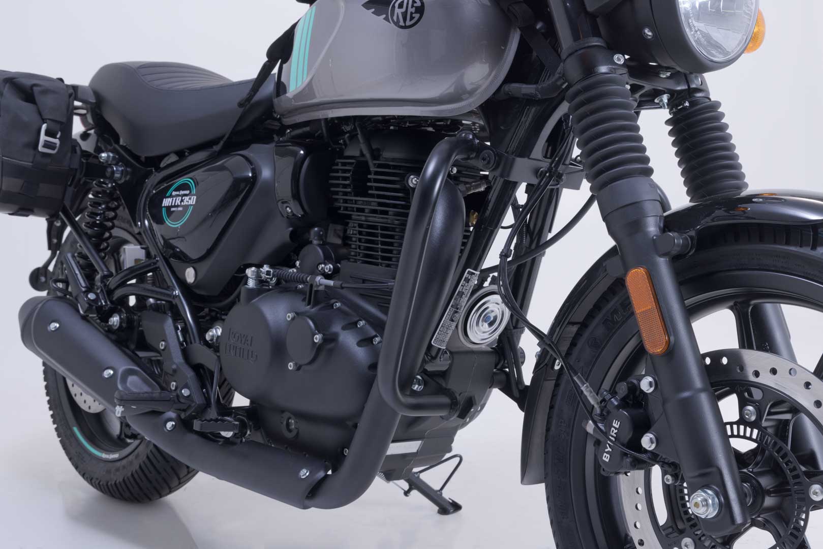 SW-MOTECH Protecciones laterales de motor Negro. Royal Enfield HNTR 350 (23-).