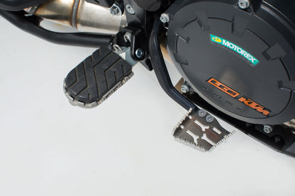 SW-MOTECH Ampliación de pedal de freno Plateado. KTM modelos.