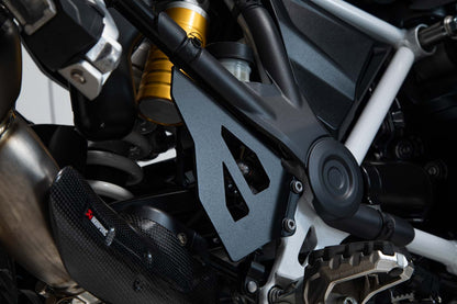 SW-MOTECH Set de protectores de bomba de freno Negro. BMW R 1200 GS R 1250 GS.