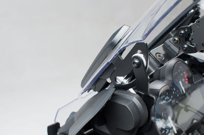 SW-MOTECH Refuerzo parabrisas Negro. BMW R 1200 GS (12-) R 1250 GS (18-).