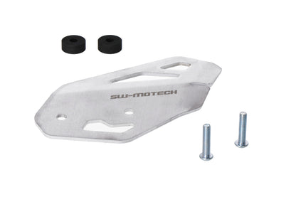 SW-MOTECH Protector de talón derecho Plateado. Triumph Tiger 900/GT/Rally/Pro (19-23).