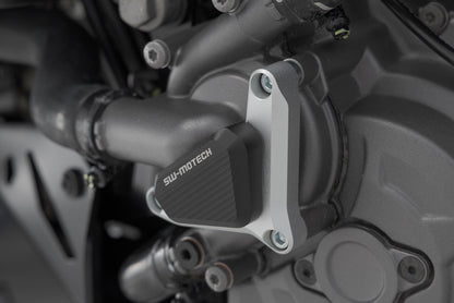 SW-MOTECH Protección de la bomba de agua Plateado/negro. Para modelos Ducati.