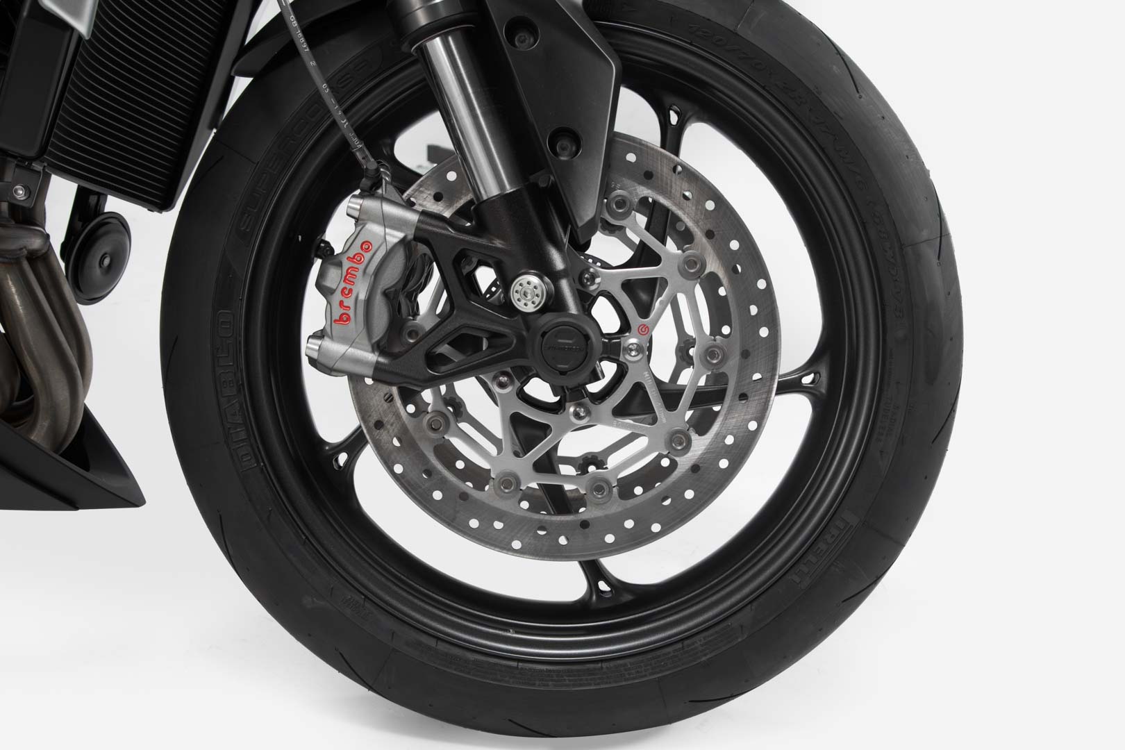 SW-MOTECH Kit de topes anticaidas para el eje delantero Negro. Modelos Suzuki GSX-S1000 (15-) / GSX-S950.