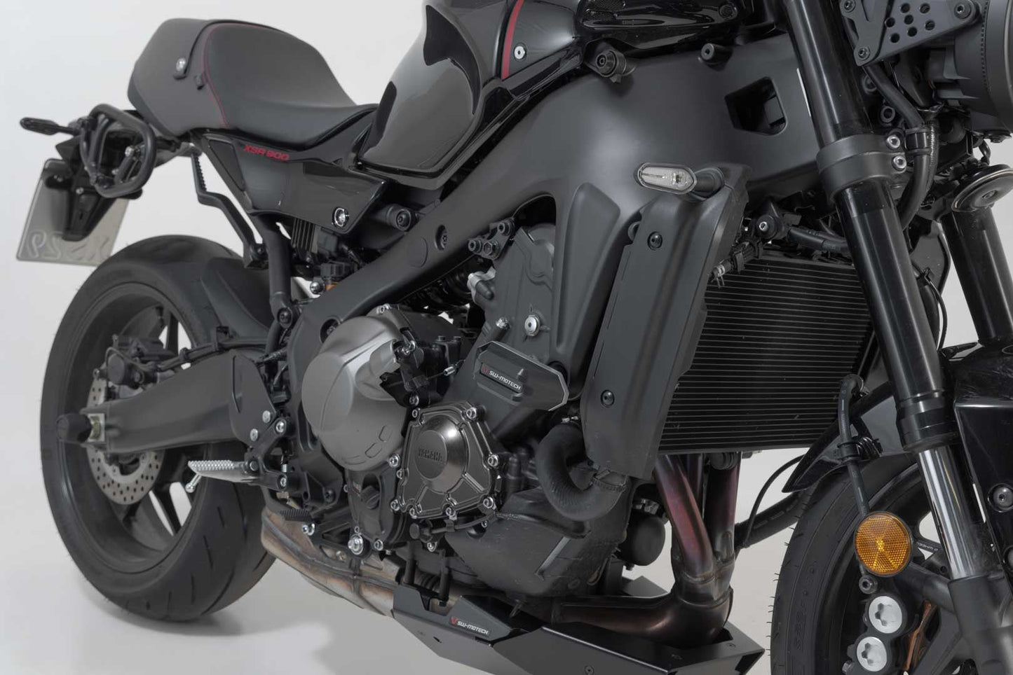 SW-MOTECH Kit de tope anticaidas Negro. Yamaha Tracer 9 / GT (20-) / GT+ (22-).