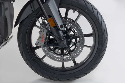 SW-MOTECH Kit de topes anticaidas para el eje delantero Negro. Modelos BMW.