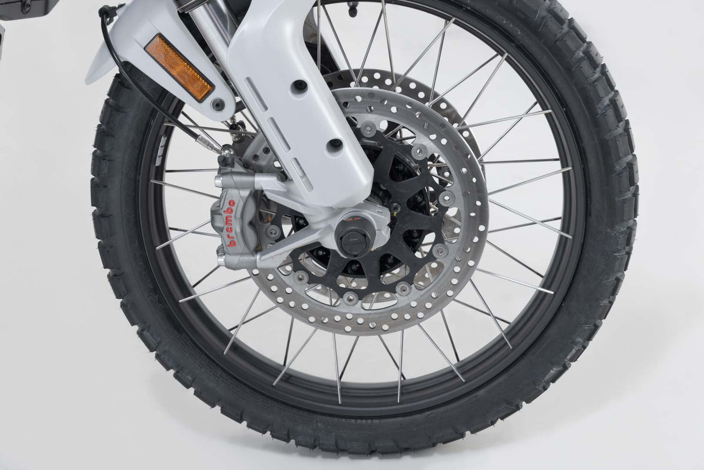 SW-MOTECH Kit de topes anticaidas para el eje delantero Negro. Modelos Ducati.