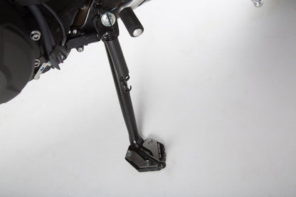 SW-MOTECH Extension para caballete lateral Negro/Plateado. Yamaha MT-09 Tracer XSR900/Abart.