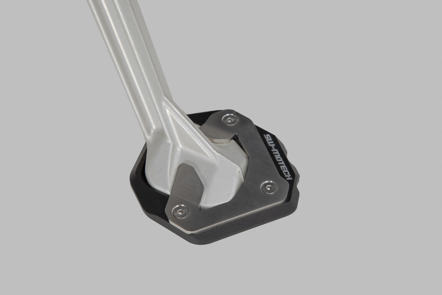 SW-MOTECH Extension para caballete lateral Negro/Plateado. Modelos Yamaha Ténéré 700 (19-).