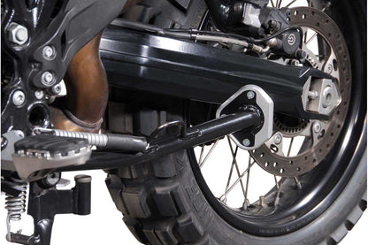 SW-MOTECH Extension para caballete lateral Negro/plateado. BMW F 800 GS/Adv Husqvarna TR650.