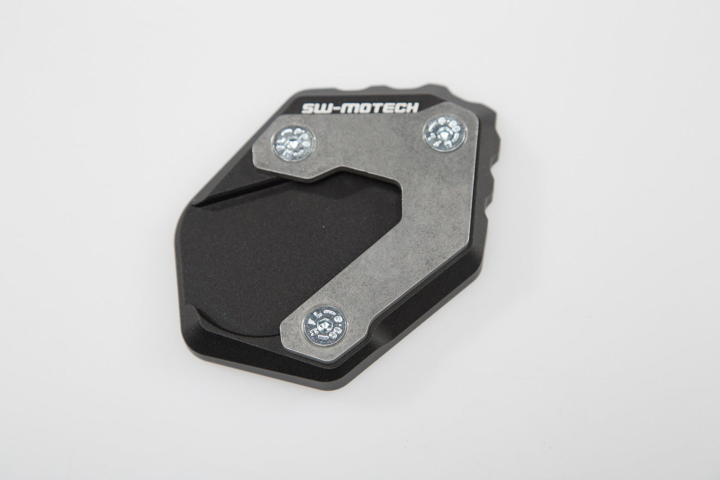 SW-MOTECH Extension para caballete lateral Negro/plateado. BMW R 1200/1250 GS Adv Rallye.