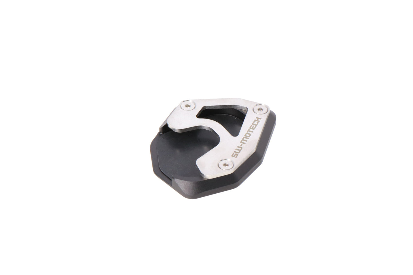 SW-MOTECH Extension para caballete lateral Negro/plateado. Triumph Tiger 660 Sport (21-24).