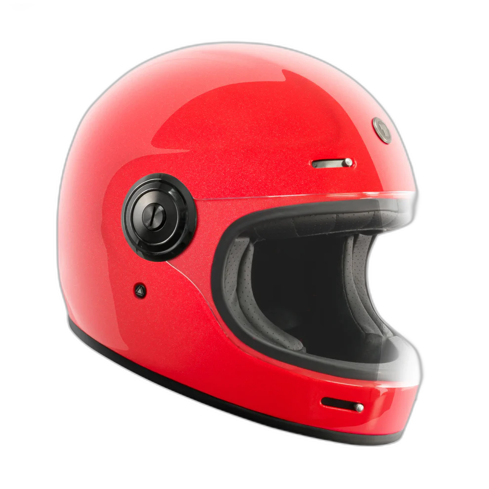 Casco Torc T1 Newport Rojo Metalico