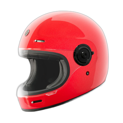 Casco Torc T1 Newport Rojo Metalico