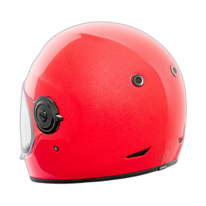 Casco Torc T1 Newport Rojo Metalico