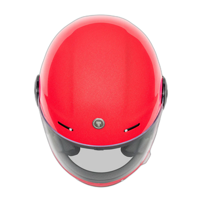 Casco Torc T1 Newport Rojo Metalico