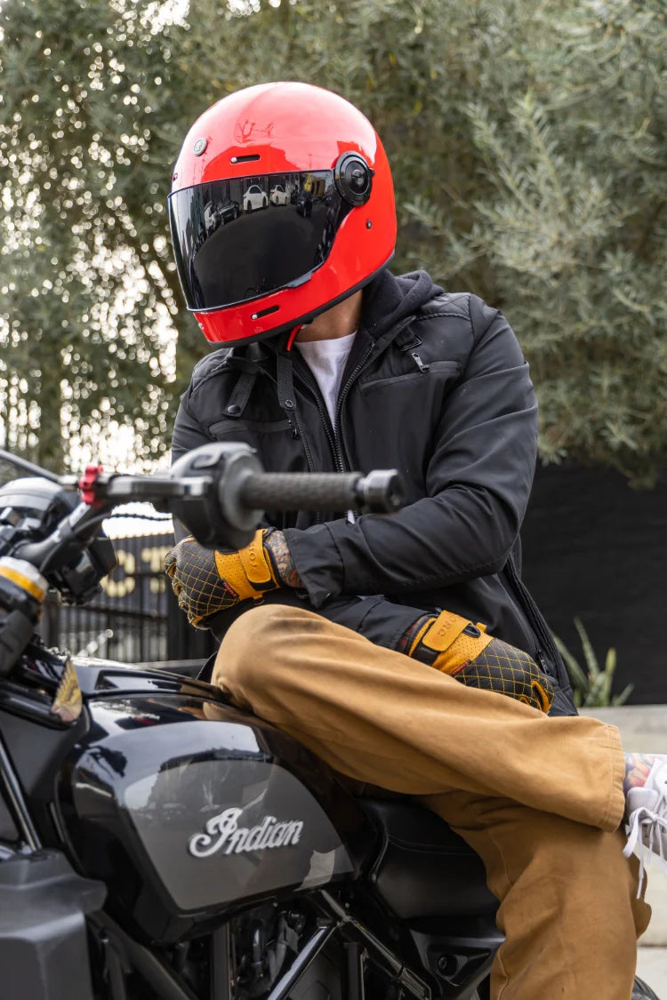 Casco Torc T1 Newport Rojo Metalico