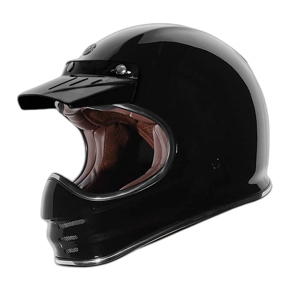 Casco Torc T3 Baja Negro Brillante