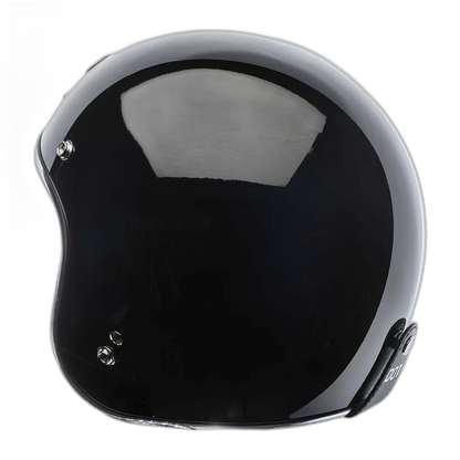 Casco Torc 3/4 Del Mar Negro Brillante