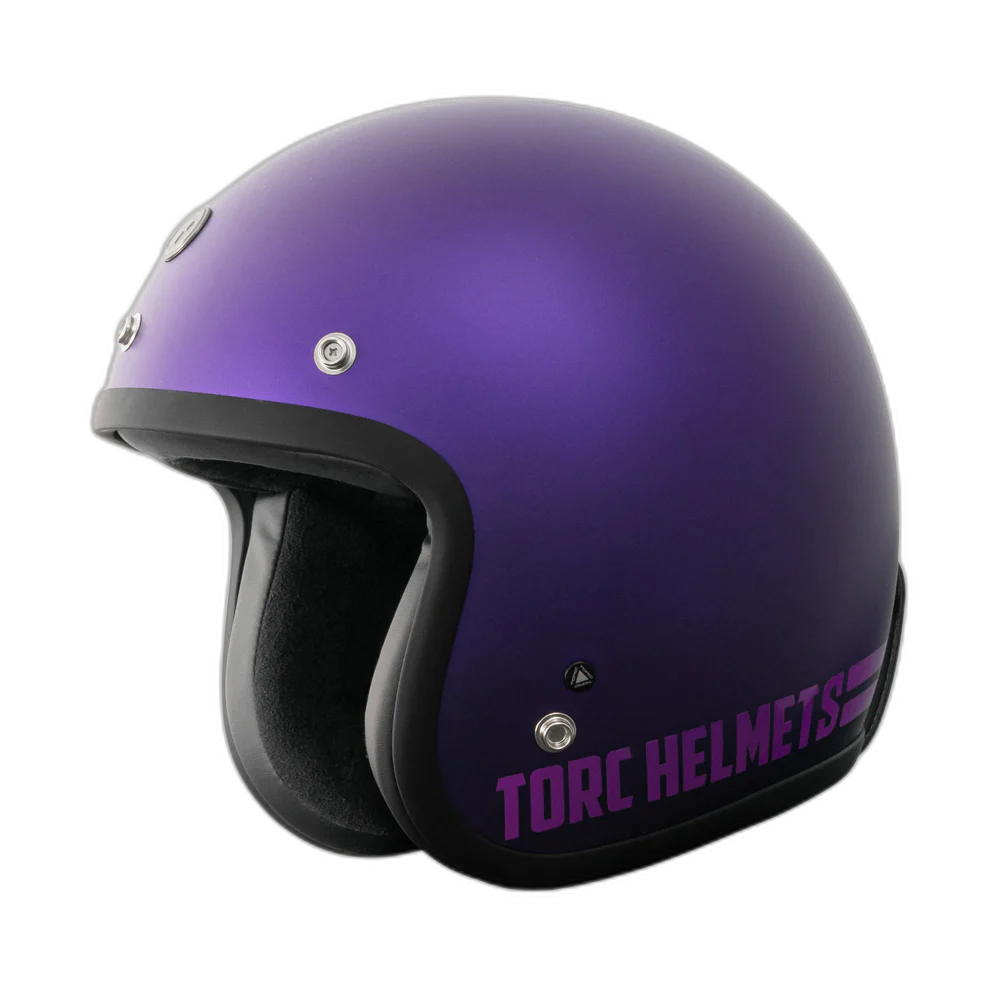 Casco Torc 3/4 Del Mar Morado Iridicente