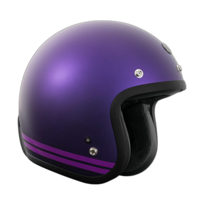 Casco Torc 3/4 Del Mar Morado Iridicente