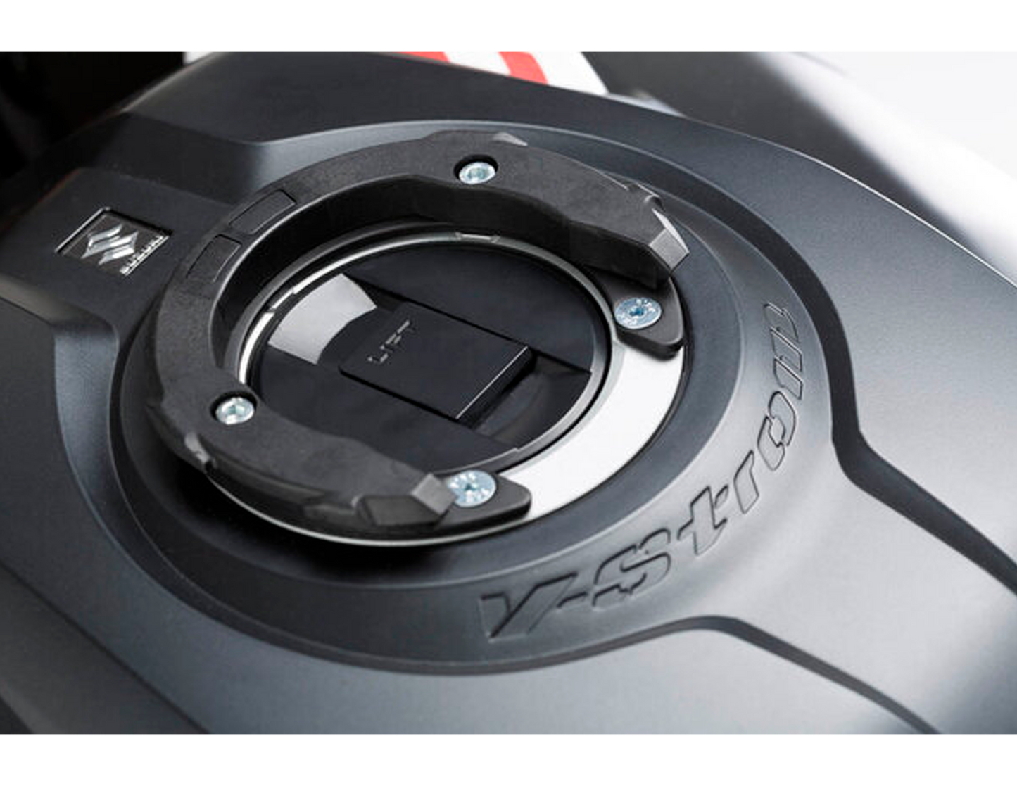 Suzuki V-Strom 1000 (14-) / 1050 (19-).Anillo de depósito EVO Negro.