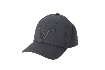 SW-MOTECH Gorra Snapback - Black Edition Street Line. 98% poliéster/2% elastano. Ajustable.
