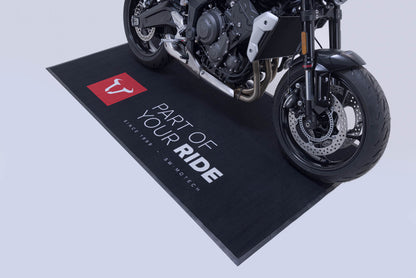 SW-MOTECH Alfombrilla para motocicleta de SW-MOTECH 20 x 10 m Rectangular. Negro. Blanco/rojo.