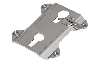 Soporte universal TRAX Para maletas laterales TRAX. Plateado.