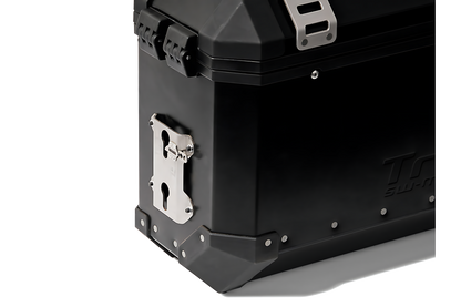 Soporte universal TRAX Para maletas laterales TRAX. Plateado.