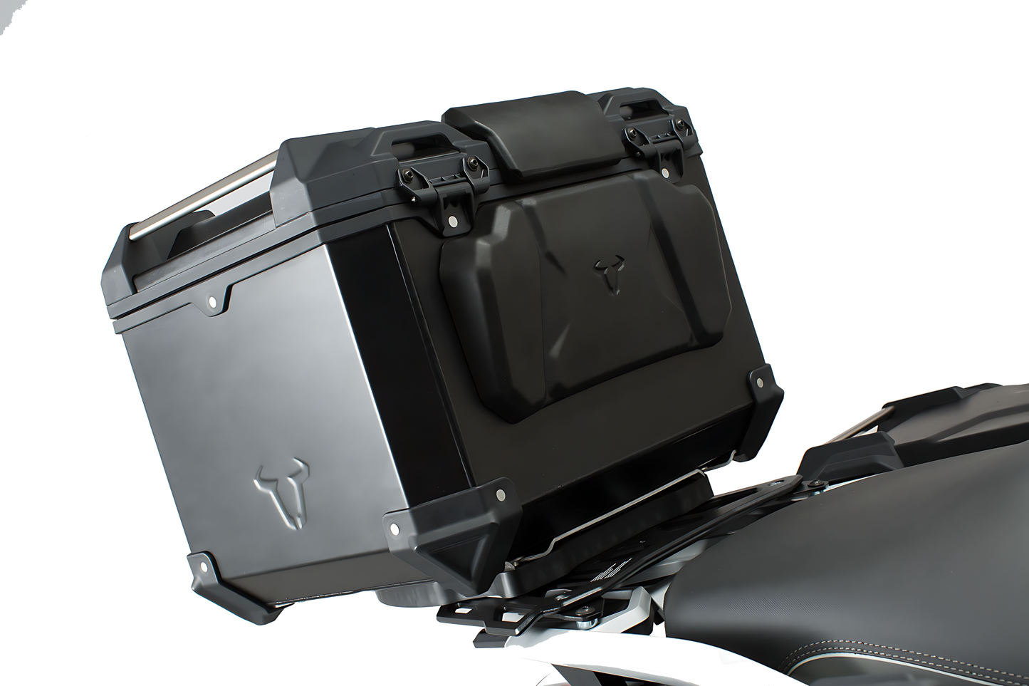 Respaldo de pasajero para maleta topcase TRAX ADV Negro.