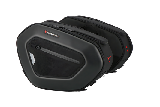 Alforjas PRO BLAZE H 1680D Nailon ballistic. Negro. Por pares.