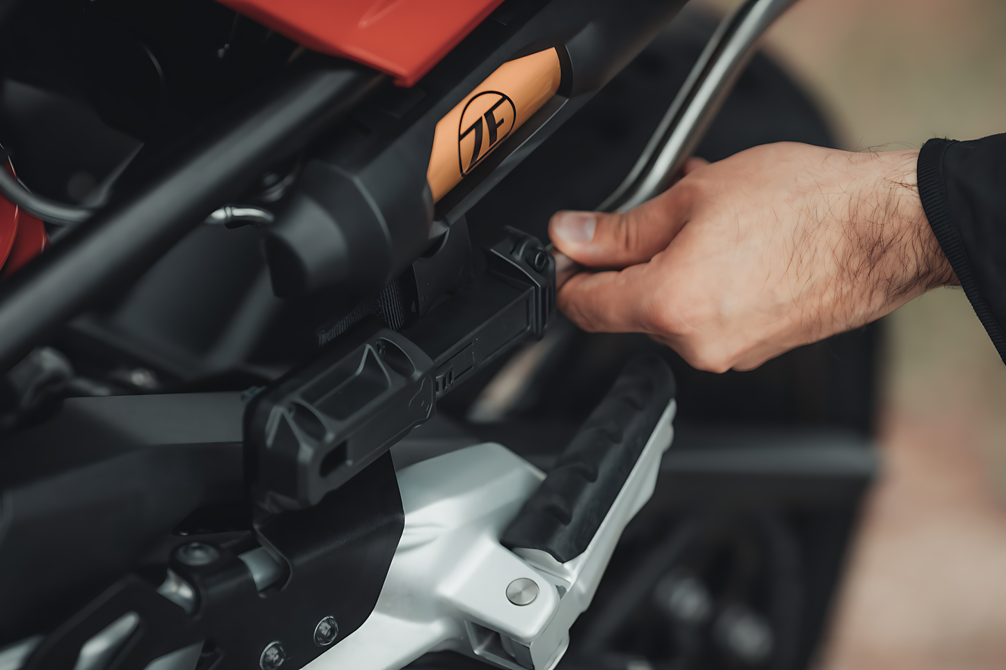 Alforjas PRO BLAZE H 1680D Nailon ballistic. Negro. Por pares.