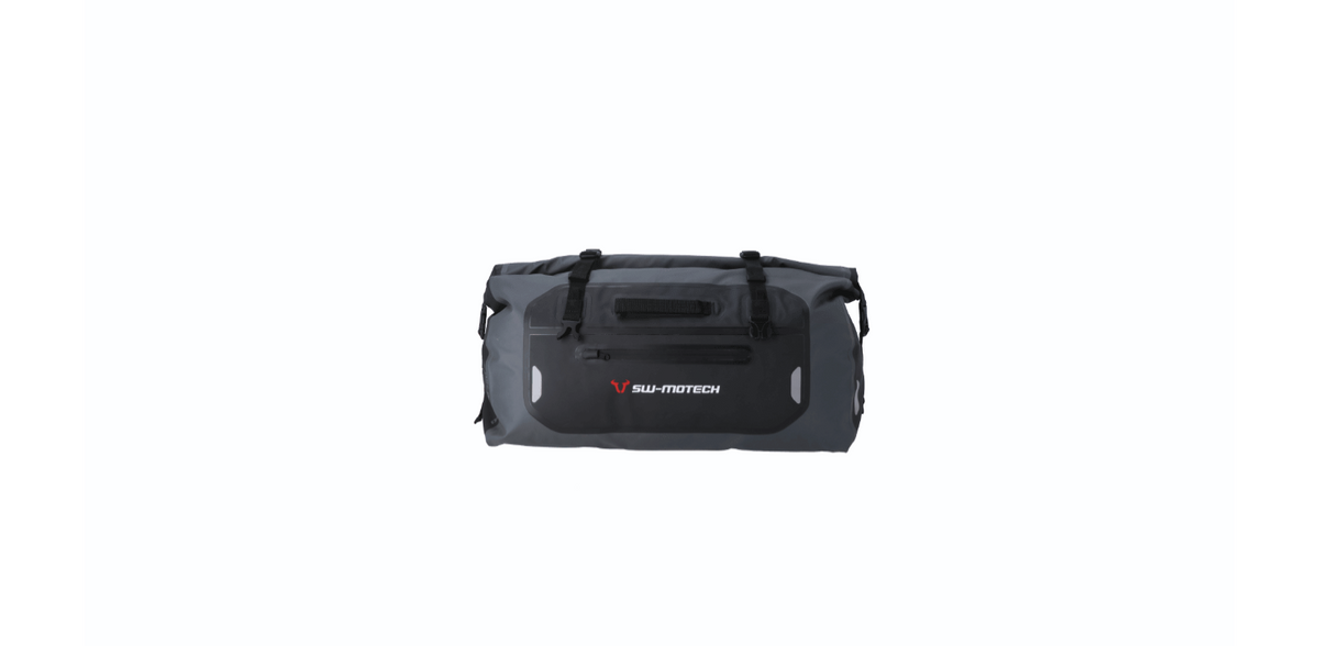 Bolsa trasera Drybag 350 35 l. Impermeable. Gris/Negro.
