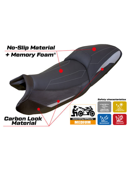 Funda de asiento compatible BMW R 1300 GS Touring (23-24)  Modelo Ahus Comfort System (NO INCLUYE ASIENTO)