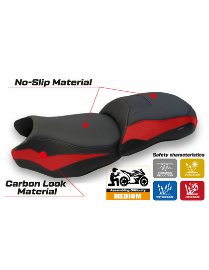 Funda de asiento compatible BMW R 1250 GS (19-23)  Modelo Dobbiaco (NO INCLUYE ASIENTO)