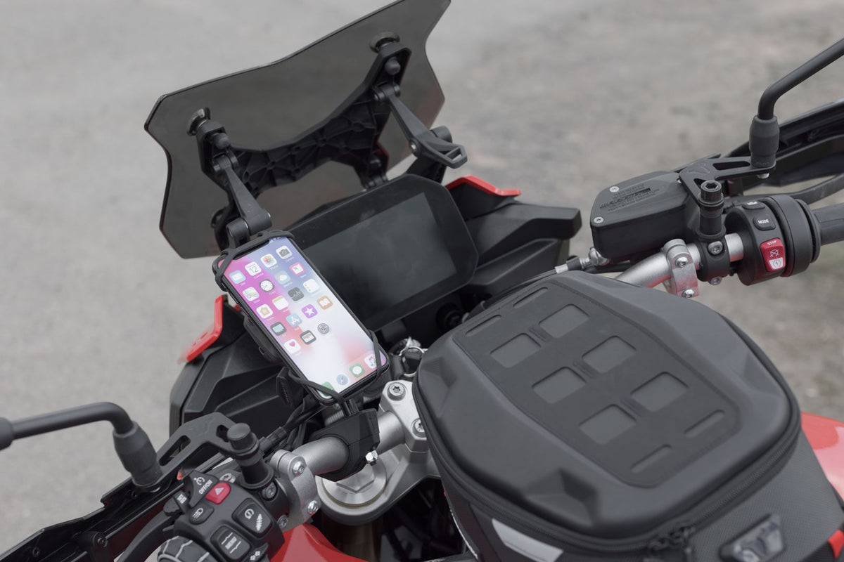 Kit de fijación universal GPS T-Lock Smartphone Incl. brazo 2". Para manillar/fijación espejo