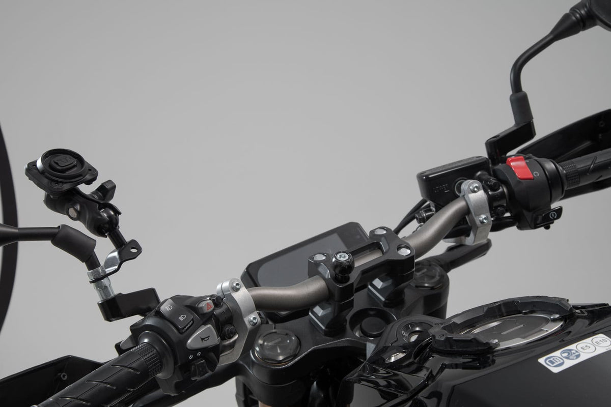 Kit de fijación universal GPS con T-Lock Incl. brazo 2". Para manillar/fijación espejo