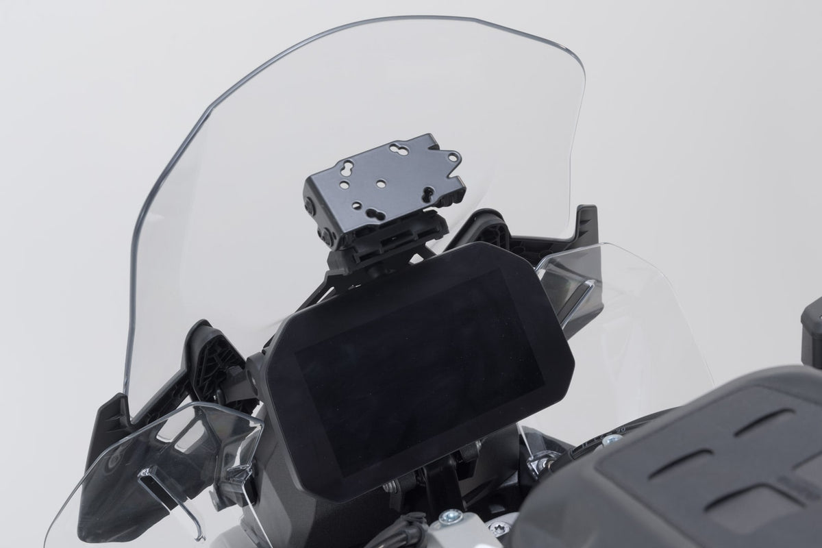 Soporte GPS en salpicadero Negro. BMW R 1300 GS (23-) / Adventure (24-).