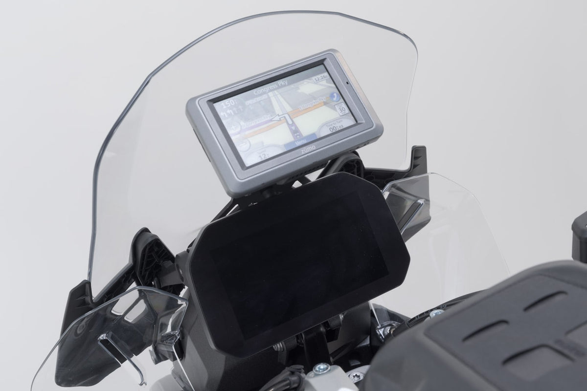 Soporte GPS en salpicadero Negro. BMW R 1300 GS (23-) / Adventure (24-).