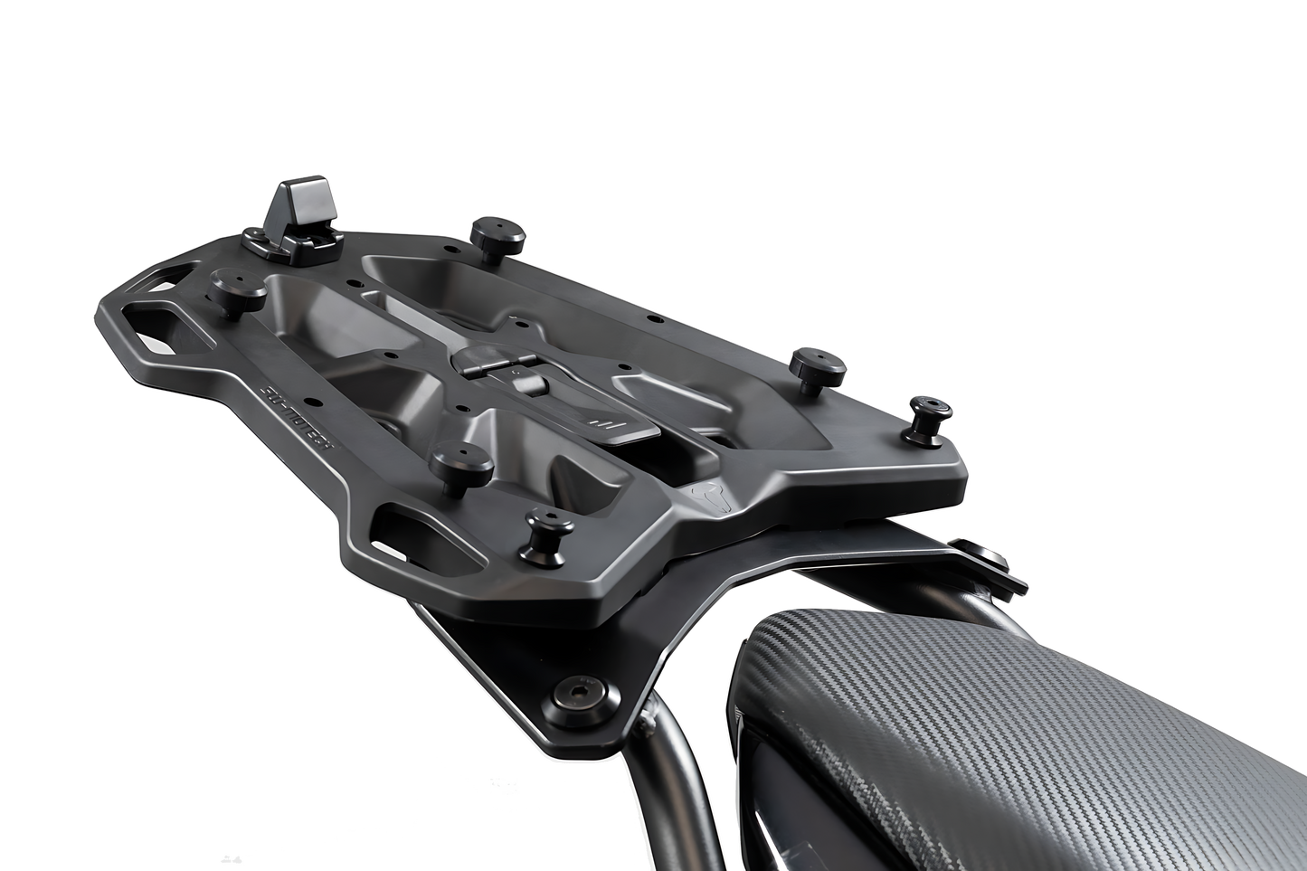 Placa adaptadora para portaequipajes STREET-RACK Para Givi/Kappa con Monokey. Negro.