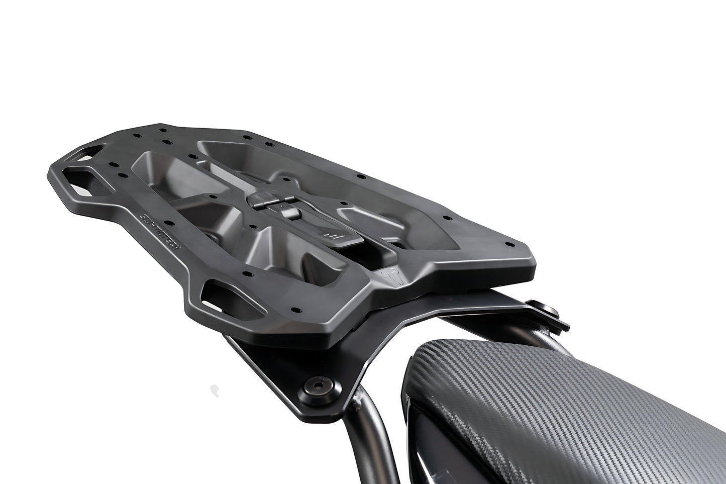 Placa adaptadora para portaequipajes STREET-RACK Para Givi/Kappa con Monokey. Negro.