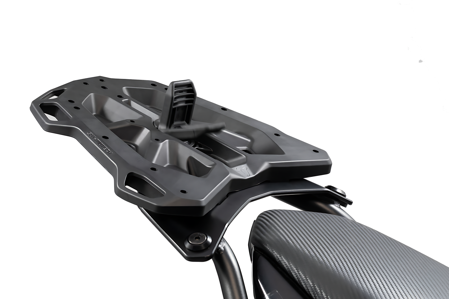 Placa adaptadora para portaequipajes STREET-RACK Para Givi/Kappa con Monokey. Negro.