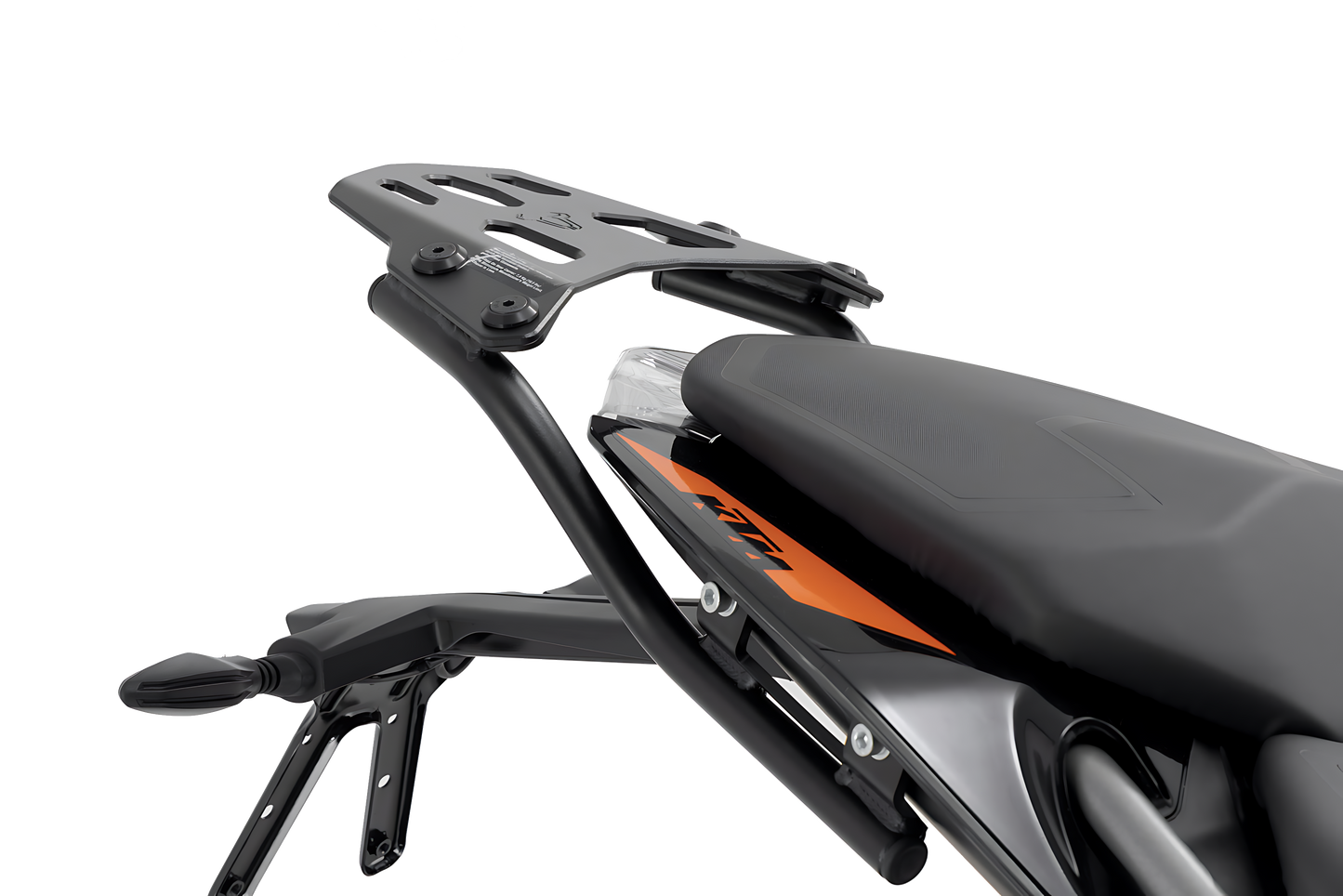 Portaequipaje STREET-RACK Negro. KTM 125 / 390 Duke (17-23).