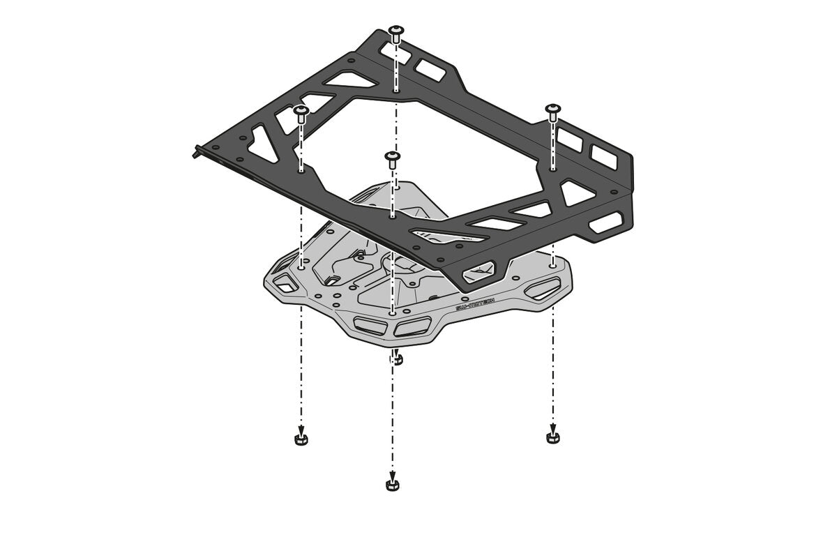 Portaequipaje STREET-RACK. Negro. Triumph Speed ??400/Scrambler 400 X (23-).